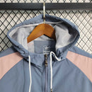 Jaqueta Corta Vento Adidas - Azul/Rosa