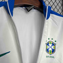 Jaqueta Corta Vento Seleção Brasil Nike - Branca/Azul
