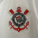 Camisa Corinthians Home 2024/25 - Nike Torcedor Masculina - Branca/Preta