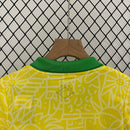 Kit Infantil Seleção Brasil Home 2024/25 - Nike Torcedor - Amarela/Azul