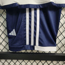 Kit Infantil Ajax Away 2023/24 - Adidas Torcedor - Branca/Azul