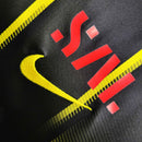 Camisa Al-Ittihad Third 2023/24 - Nike Torcedor Masculina - Preta/Amarela