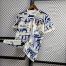 Camisa Seleção Japão Edição Tokyo 2024/25 - Adidas Torcedor Masculina - Branca/Azul