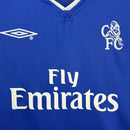 Camisa Chelsea Home 2004/05 - Umbro Retrô Masculina - Azul/Branca