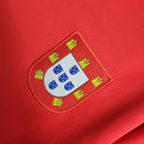 Camisa Seleção Portugal Home 1972/73 - Retrô Masculina - Vermelha/Verde