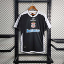 Camisa Corinthians Away 2000/01 - Topper Retrô Masculina - Preta/Branca