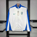 Jaqueta Corta Vento Seleção Brasil Nike - Branca/Azul