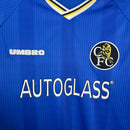 Camisa Chelsea Home 1997/99 - Umbro Retrô Masculina - Azul/Branca