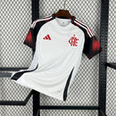 Camisa Flamengo Away 2025/26 - Adidas Torcedor Masculina - Branca/Preta