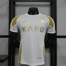 Camisa Al-Nassr Third 2024/25 - Adidas Jogador Masculina - Branca/Dourada