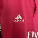 Kit Infantil Real Madrid Away 2014/15 - Adidas Retrô - Rosa