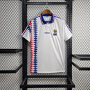 Camisa Seleção França Away 1994/95 - Adidas Retrô Masculina - Branca/Azul
