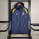 Jaqueta Corta Vento Real Madrid Adidas - Azul/Amarela