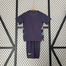 Kit Infantil Seleção Inglaterra Away 2024/25 - Nike Torcedor - Roxa