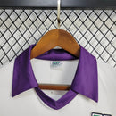 Camisa Fiorentina Away 1984/85 - Nr Retrô Masculina - Branca/Roxa