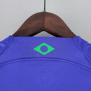 Camisa Seleção Brasil Away 2022 - Nike Torcedor Feminina - Azul/Verde