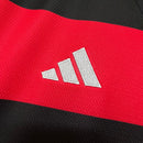 Camisa Flamengo Home  2024/25 - Adidas Torcedor Masculina - Vermelha/Preta