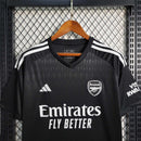 Camisa Arsenal Goleiro 2023/24 - Adidas Torcedor Masculina - Preta/Branca