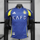 Camisa Al-Nassr Away 2024/25 - Adidas Jogador Masculina - Azul/Amarela