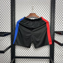Shorts Barcelona Away 2024/25 - Nike Torcedor Masculina - Preta/Vermelha
