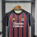 Camisa Manchester City Away 2008/09 - Retrô Masculina - Vermelha/Preta