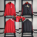 Jaqueta Corta Vento Argentina Adidas Dupla Face - Preta/Vermelha