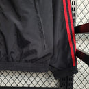 Jaqueta Corta Vento Argentina Adidas Dupla Face - Preta/Vermelha