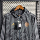 Jaqueta Corta Vento Arsenal Adidas - Preta/Dourada