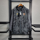 Jaqueta Corta Vento Arsenal Adidas - Preta/Dourada