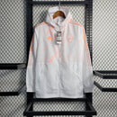 Jaqueta Corta Vento Arsenal Adidas - Branca/Laranja