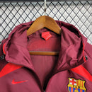Jaqueta Corta Vento Barcelona Nike - Bordo/Vermelha