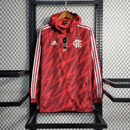 Jaqueta Corta Vento Flamengo Adidas - Vermelha/Branca