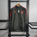 Jaqueta Corta Vento Flamengo Adidas - Preta/Vermelha