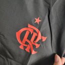 Jaqueta Corta Vento Flamengo Adidas - Preta/Vermelha