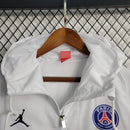Jaqueta Corta Vento PSG Jordan - Branca/Azul