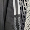 Jaqueta Corta Vento Real Madrid Adidas - Preta/Branca