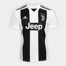 Camisa Juventus Home 2018/19 - Adidas Retrô Masculina - Branca/Preta