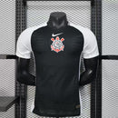 Camisa Corinthians Away 2025/26 - Nike Jogador Masculina - Preta/Branca