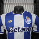 Camisa Porto Home 2025/26 - New Balance Jogador Masculina - Azul/Branca