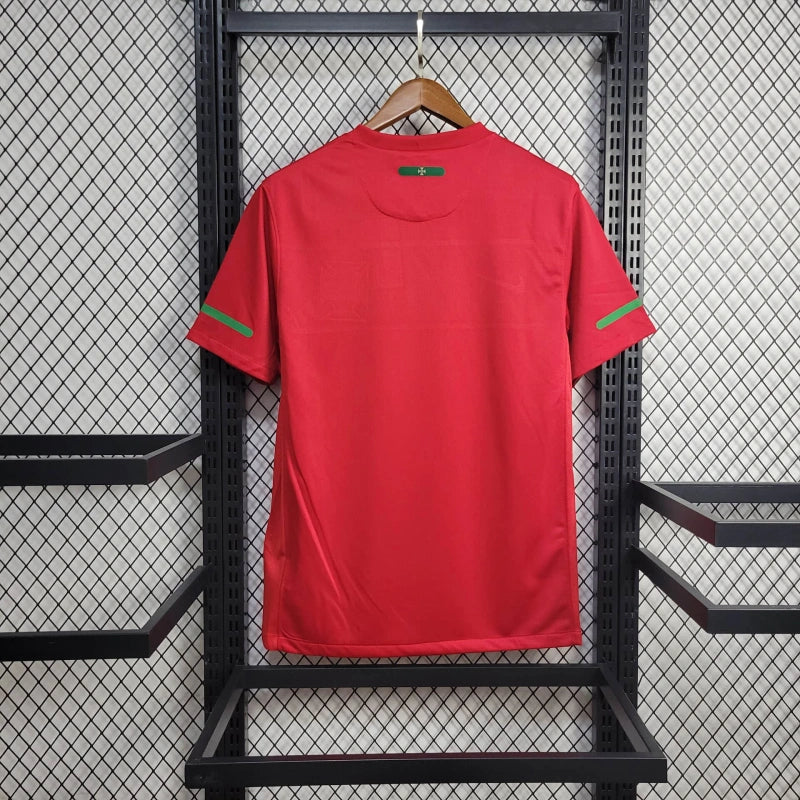 Camisa Portugal Home 2010/11 - Nike Retrô Masculina - Vermelha/Verde