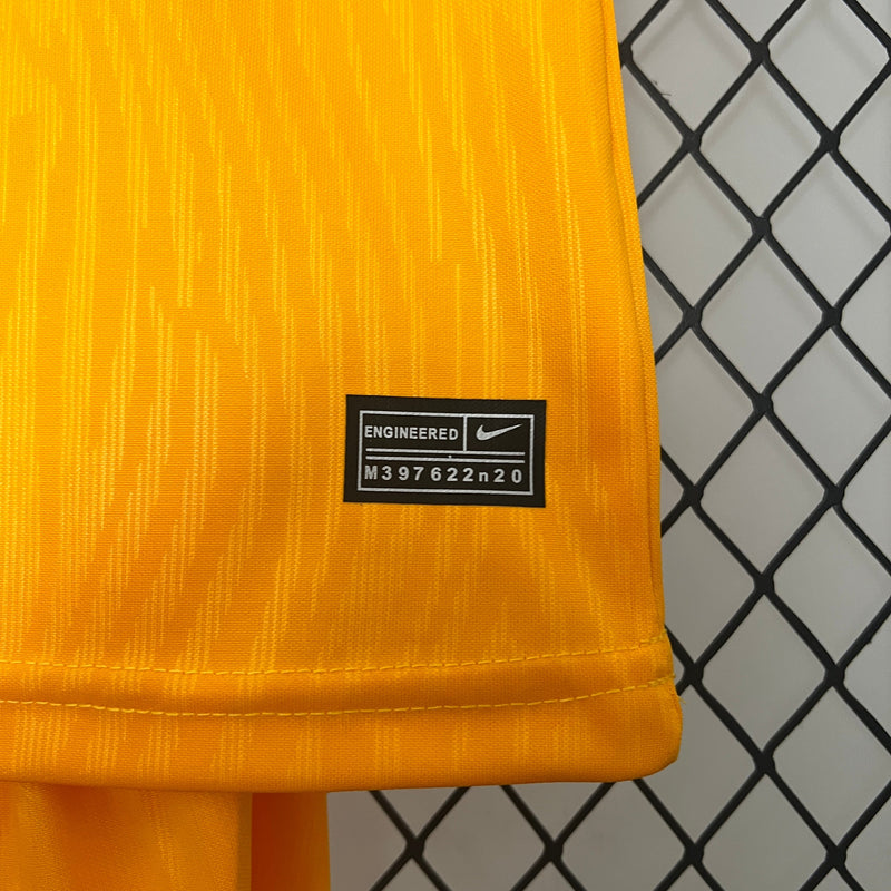 Kit Infantil Seleção Holanda Home 2024/25 - Nike Torcedor - Laranja