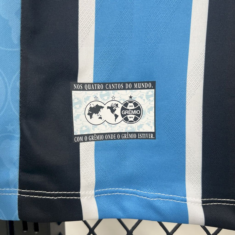 Camisa Grêmio Home 2025/26 - Umbro Torcedor Masculina - Azul/Preta