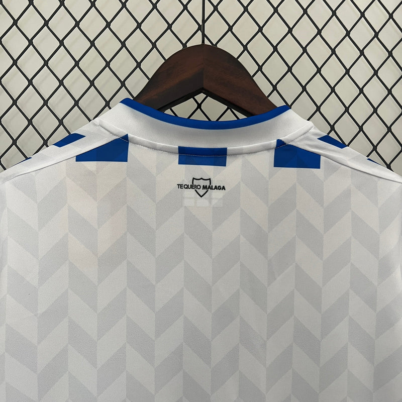 Camisa Malaga Edição Especial 2024/25 - Hummel Torcedor Masculina - Branca/Azul