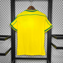 Camisa Pronta Entrega Seleção Brasil Home 1998/99 - Nike Retrô Masculina - Amarela/Verde