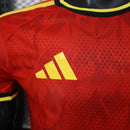 Camisa Seleção Bélgica Home 2026/27 - Adidas Jogador Masculina - Vermelha/Amarela