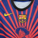 Conjunto Kit Infantil Barcelona Edição Especial 2025/26 - Nike Torcedor - Azul/Vermelha