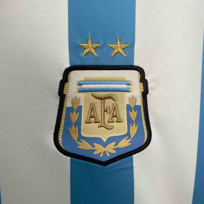 Camisa Seleção Argentina Home 2014/15 - Adidas Retrô Masculina - Branca/Azul