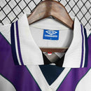 Camisa Seleção Escócia Away 1994/96 - Umbro Retrô Masculina - Branca/Azul