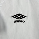 Conjunto Kit Infantil Santos Home 2025/26 - Umbro Torcedor - Branca/Preta