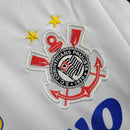 Camisa Corinthians Home 1999/00 - Topper Retrô Masculina - Branca/Preta